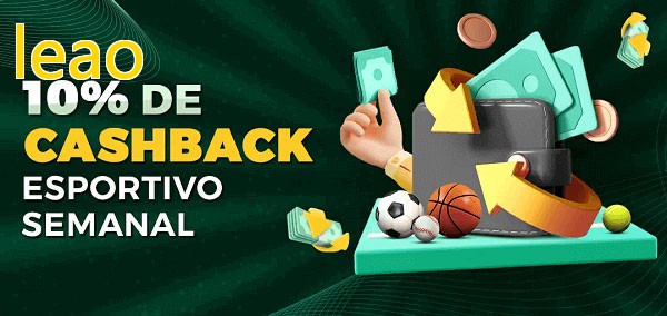 10% de bônus de cashback na leao